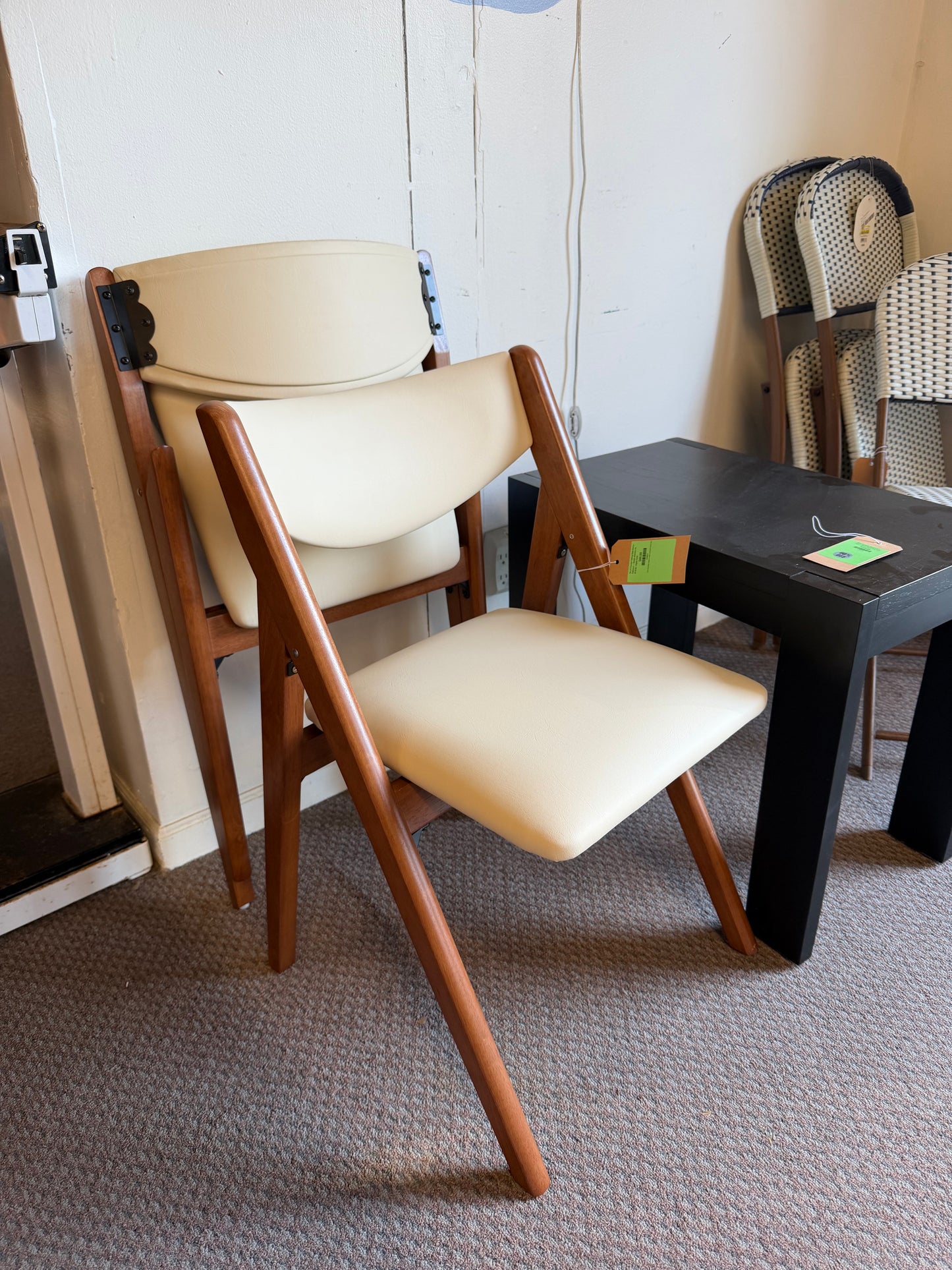 Set of 2 Comfort Folding Chair Cherry - Stakmore — Retails elsewhere for $118.99. | Highly Rated