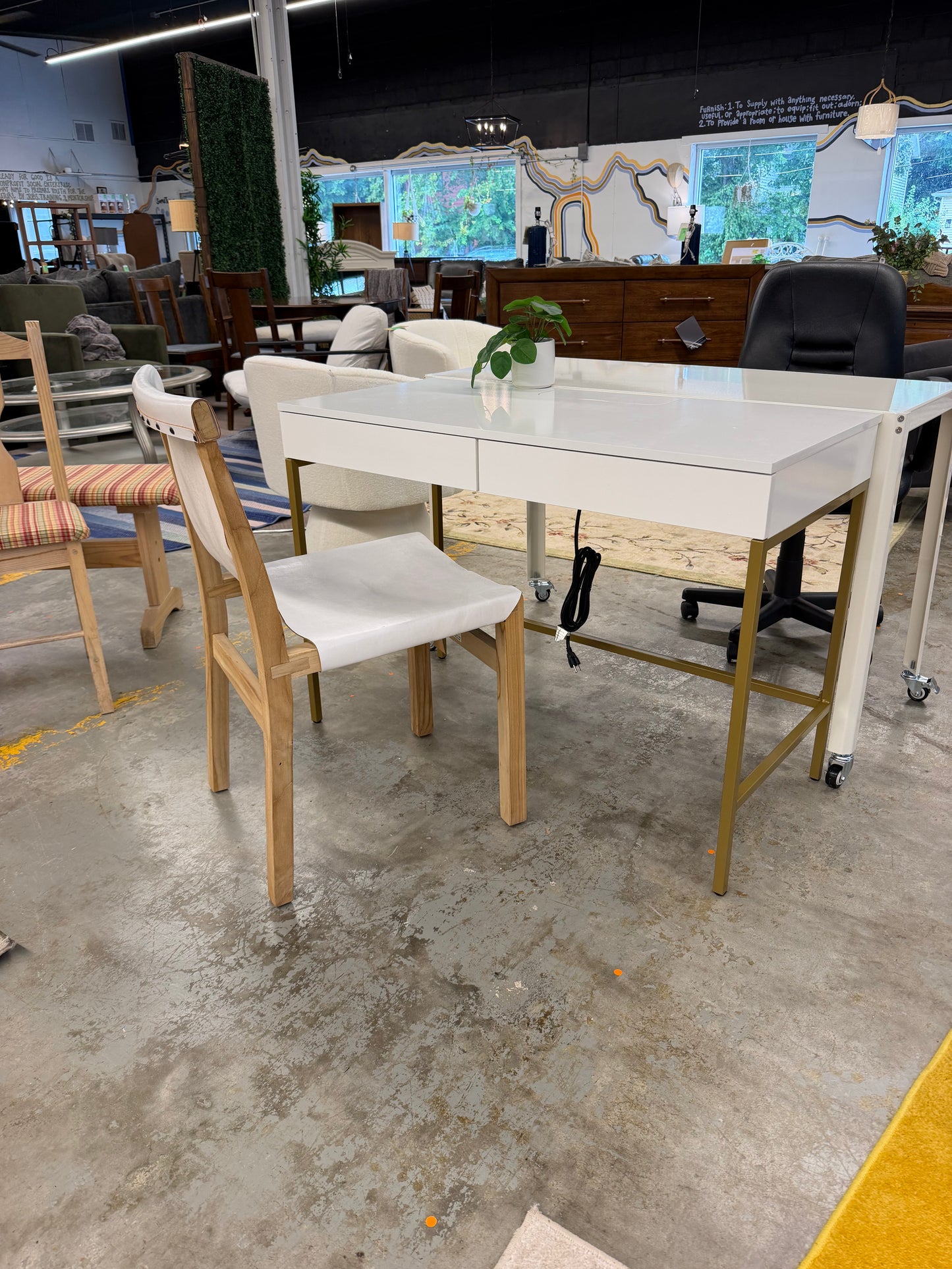 Loring Wood Writing Desk Retail: $130