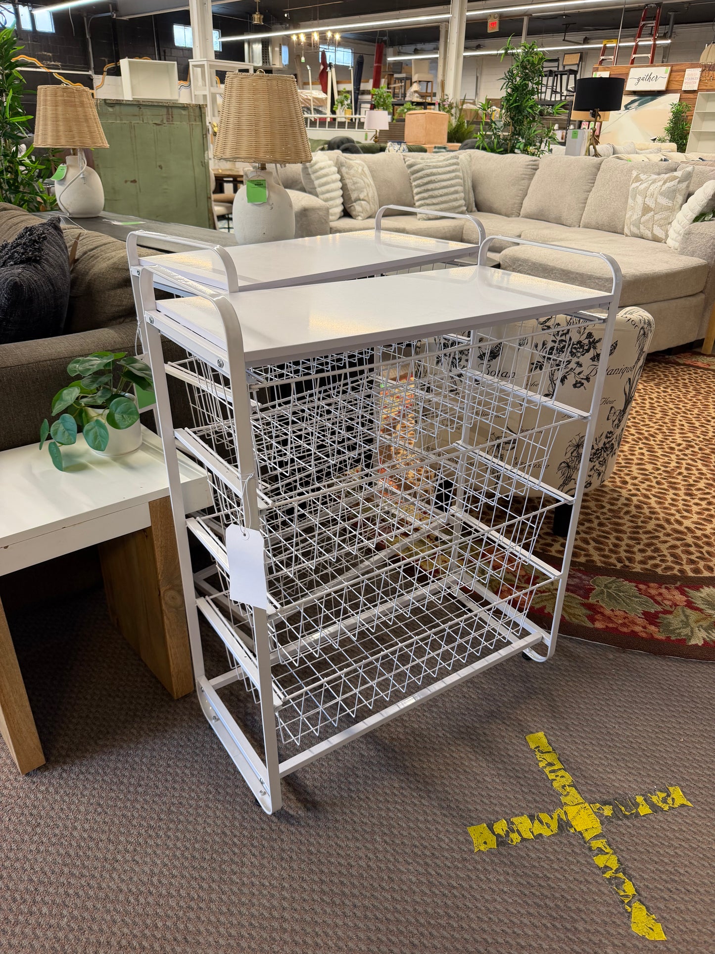 Sliding Basket Organizer