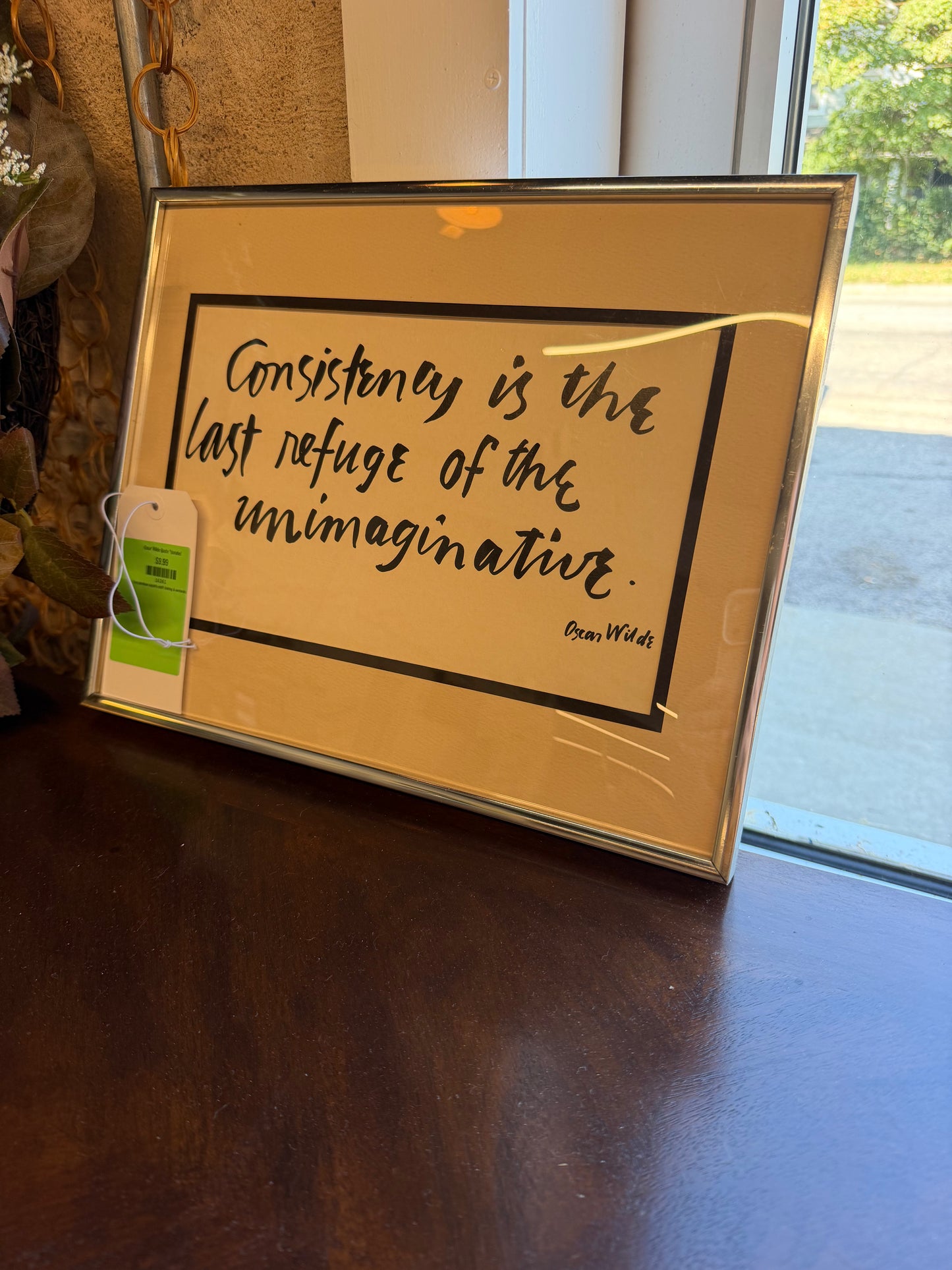Oscar Wilde Quote *donated