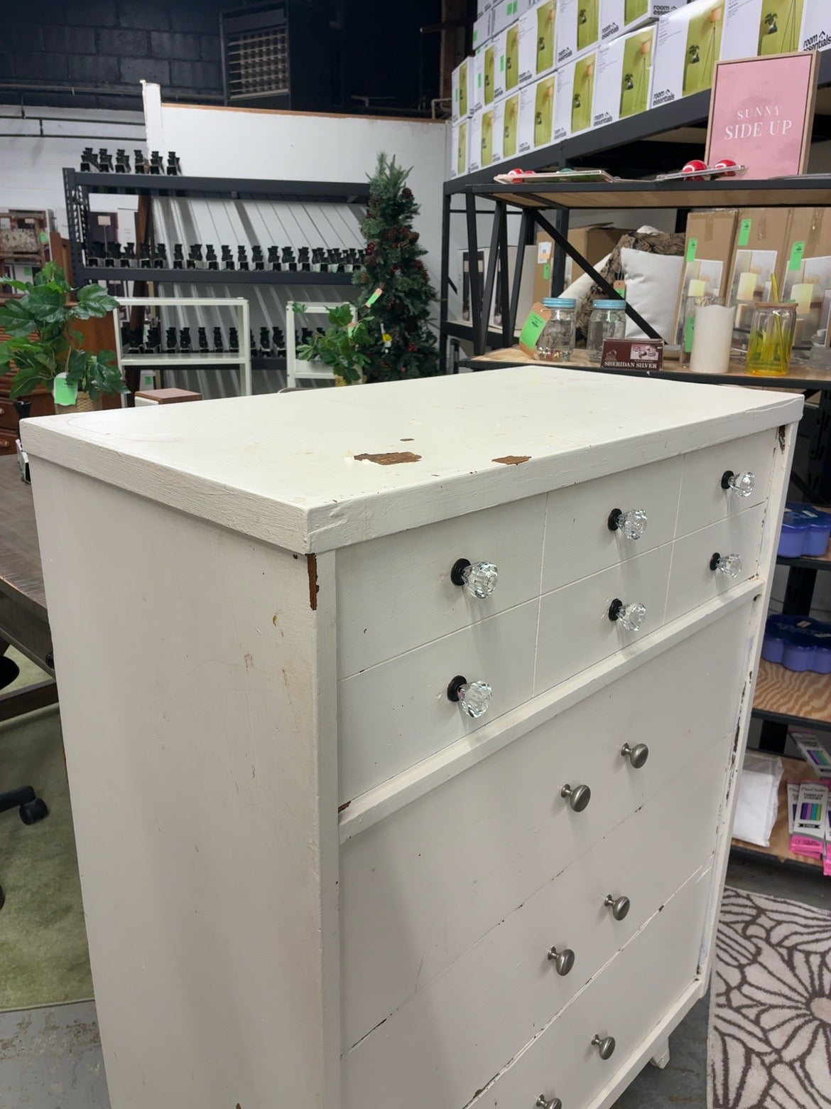 White 5 Drawer Dresser | AS IS *donated