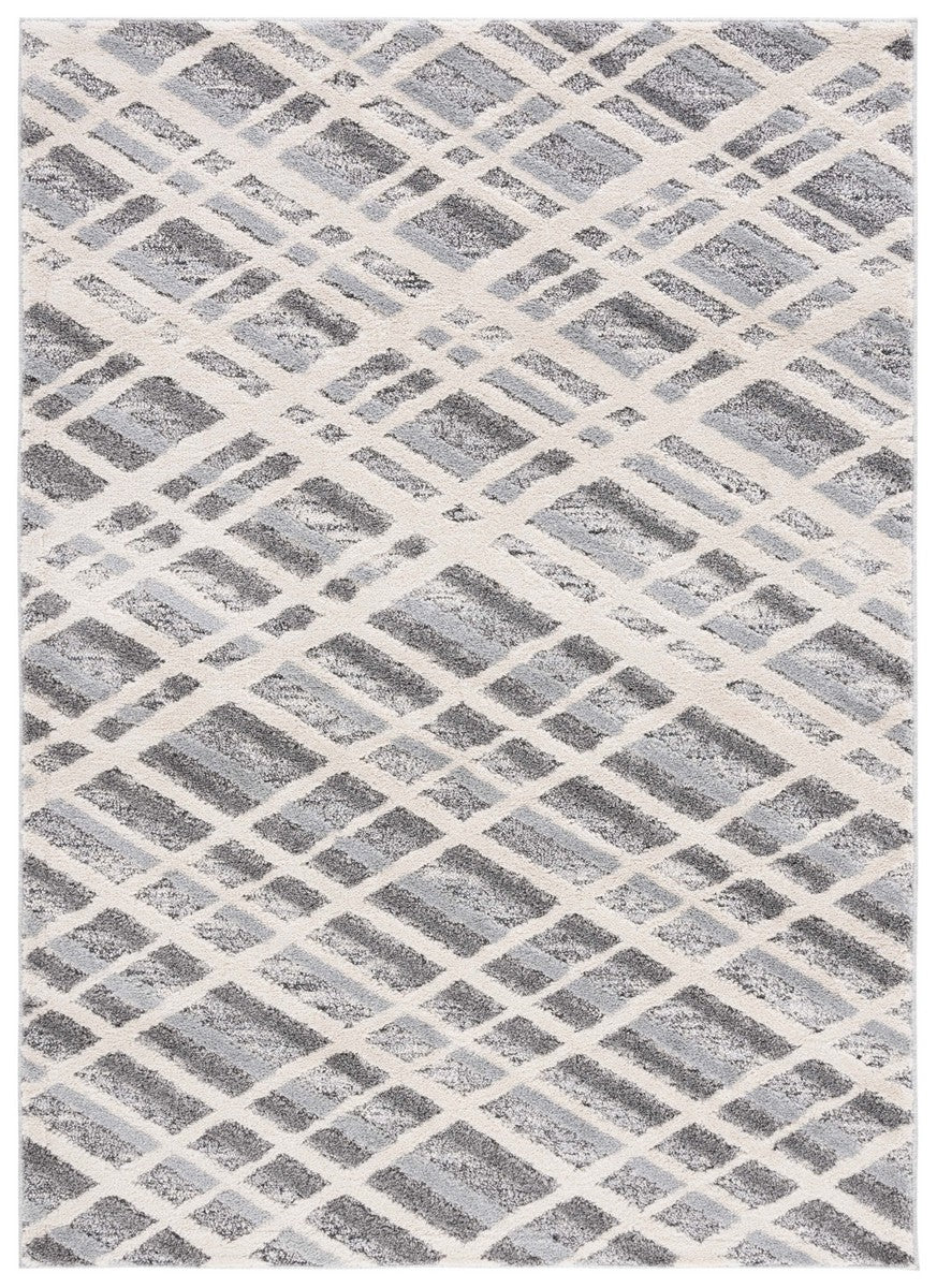 5 x 7 Area Rug SAFAVIEH Martha Stewart Lucia Shag in Grey | ID 14445