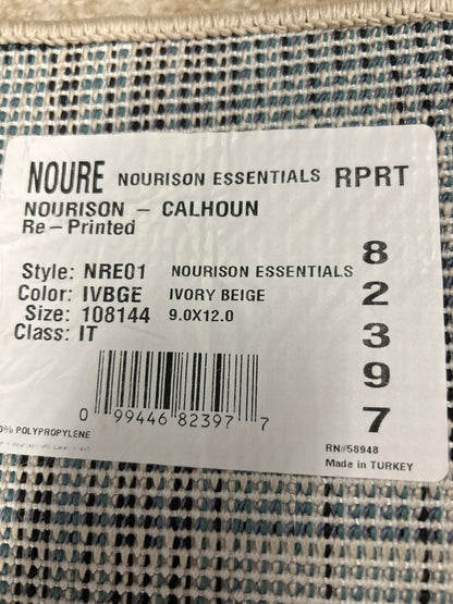 9 x 12 Ivory / Beige area rug, by Nourison