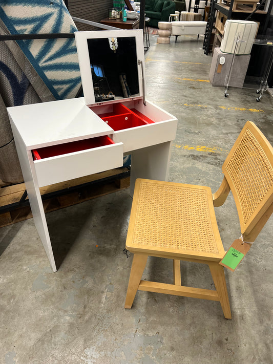 Vanity Table AS IS minor stains