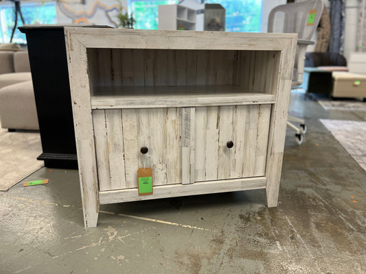 Dakota Pass Lateral File White Plank - Sauder: 1-Drawer, Open Shelf, MDF Construction, Metal Hardware | Retail Price: $70