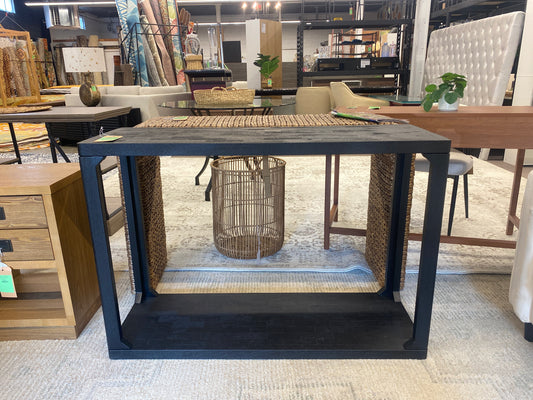 Castalia Console Table Black - Threshold: Wood Frame, Rectangular Sofa Table for Entryway | Retail Price: $220