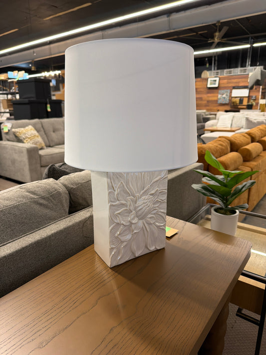 Ceramic Flower Lamp