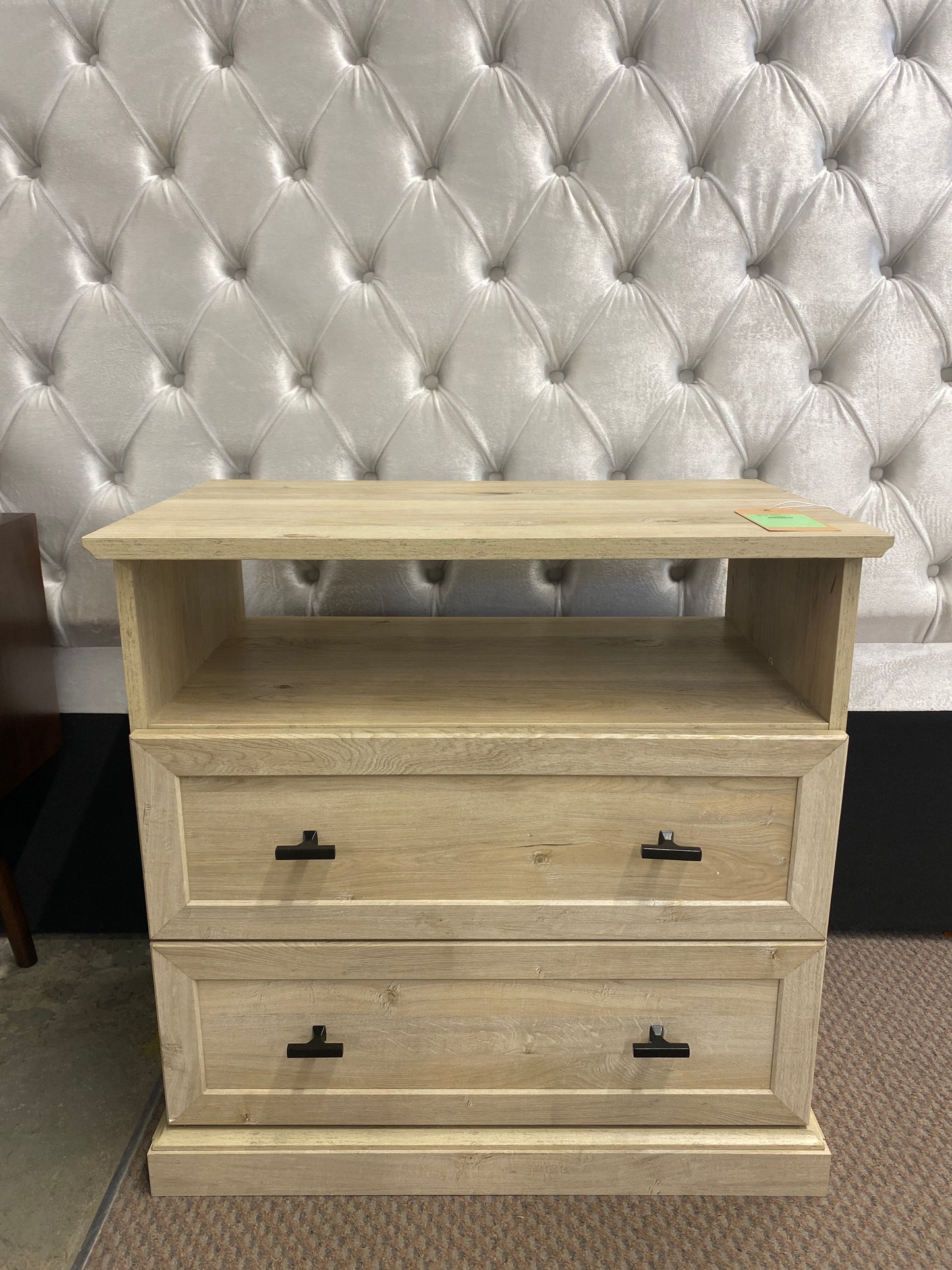 Clyde Classic 2 Drawer Nightstand - White Oak | Retail Price: $209