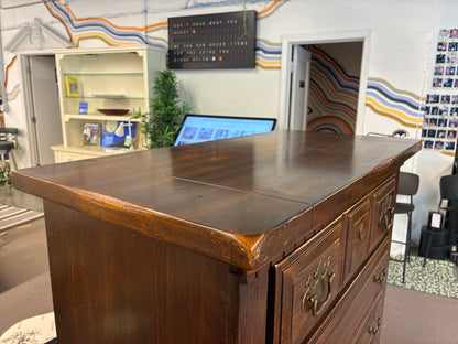Vintage Solid Wood Tallboy Dresser