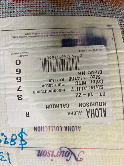 9 x 12 Rug Nourison Indoor / Outdoor Orange / Blue / Green