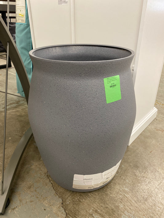 Speckled Composite Indoor Outdoor Planter Pot 16"x16"x20" Charcoal Gray - Threshold | Retail Price: $40