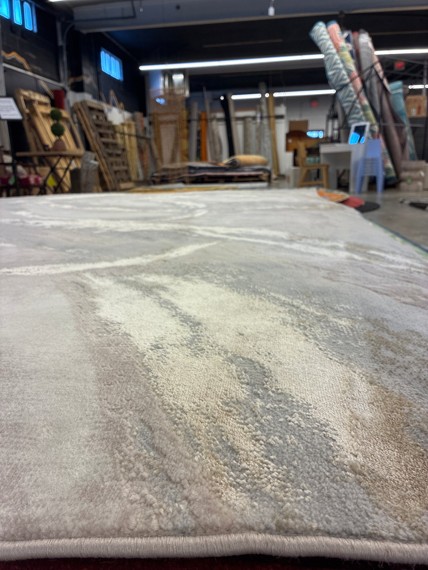 9 x 12 Rug - Inspire Me! Home Decor - Abstract Brushstrokes