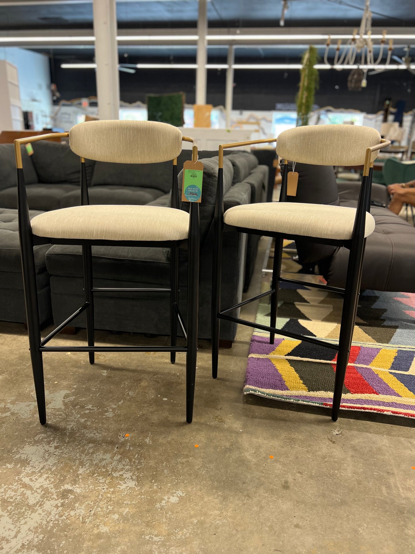 Amen 29.75" Bar Stool (Set of 2) (Retail Price: $385)