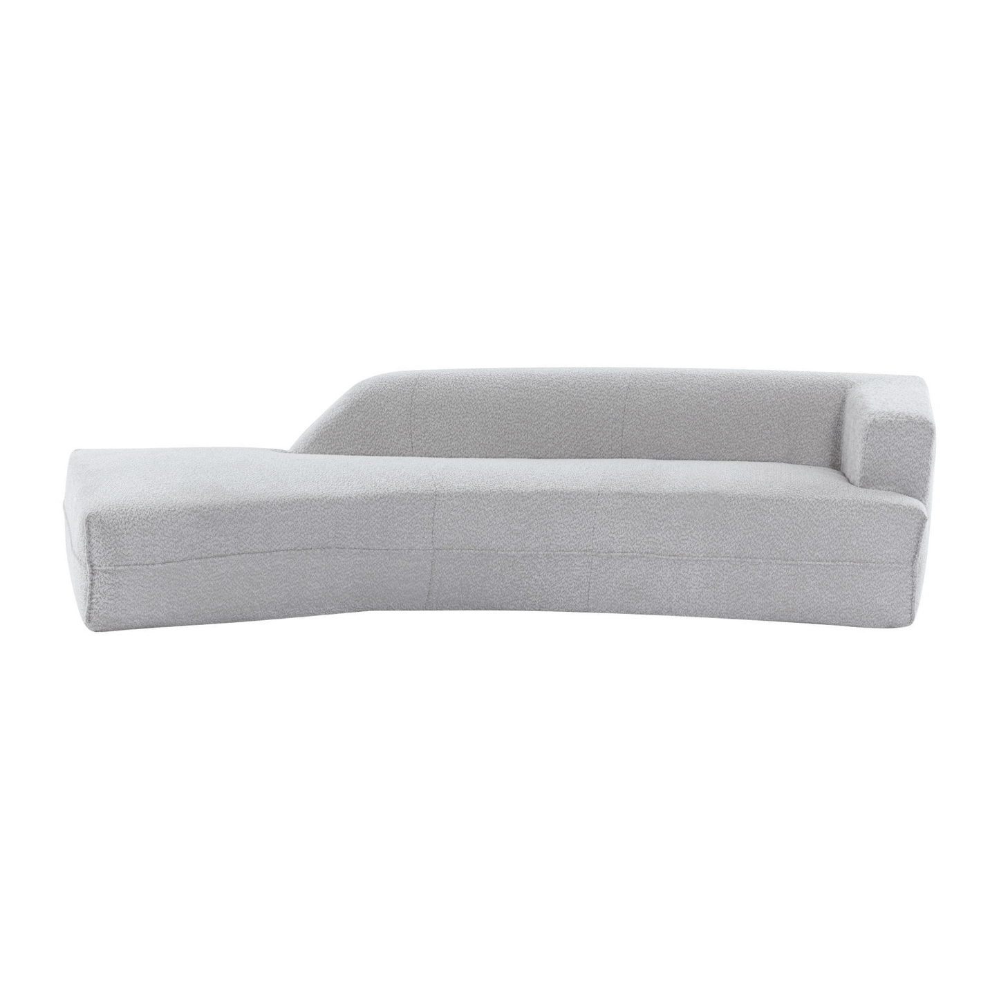 109.4" Curved Chaise Lounge Modern Indoor Sofa Couch for Living Room,