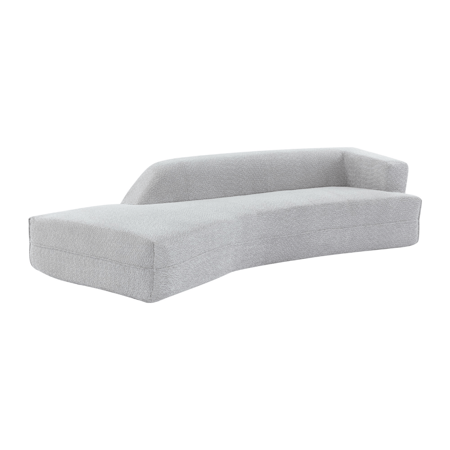 109.4" Curved Chaise Lounge Modern Indoor Sofa Couch for Living Room,