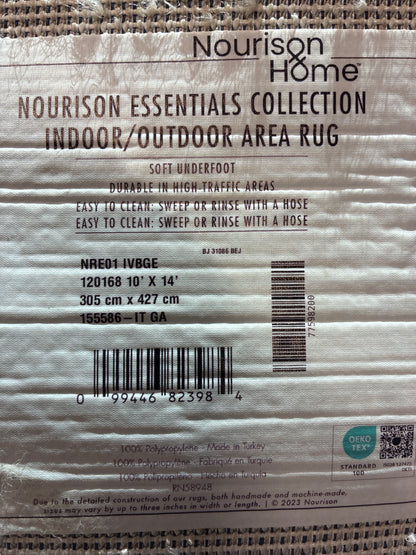 10 x 14 Rug - Nourison Ivory / Beige