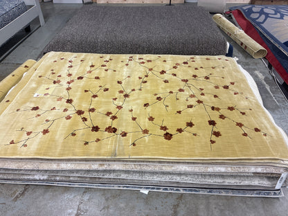 5 x 7 Area Rug AS IS stained and residue | ID 14589