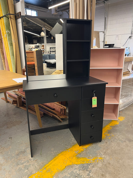 Makeup Vanity in Black