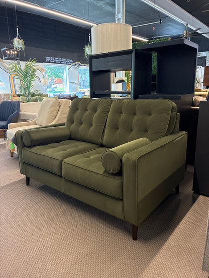 Raveon Lakes Loveseat in Olive