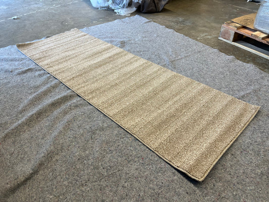 2 x 6 Runner Rug Beige Stripe