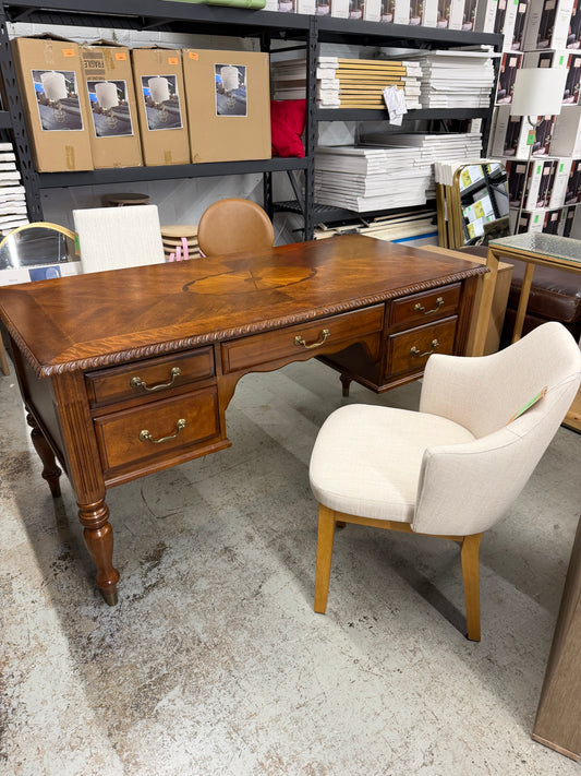 Solid Wood Executive Desk *donated
