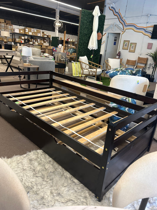 Twin-sized bed *donated (with trundle)