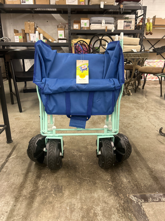 Flat Folding Wagon without Cargo Net Blue - Sun Squad | Retail Price: $110