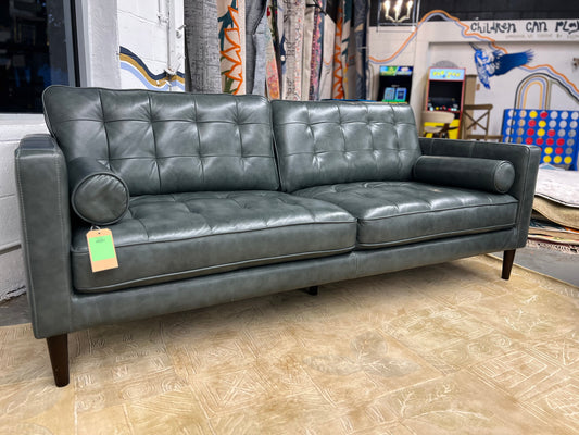 Harstine Leather Sofa
