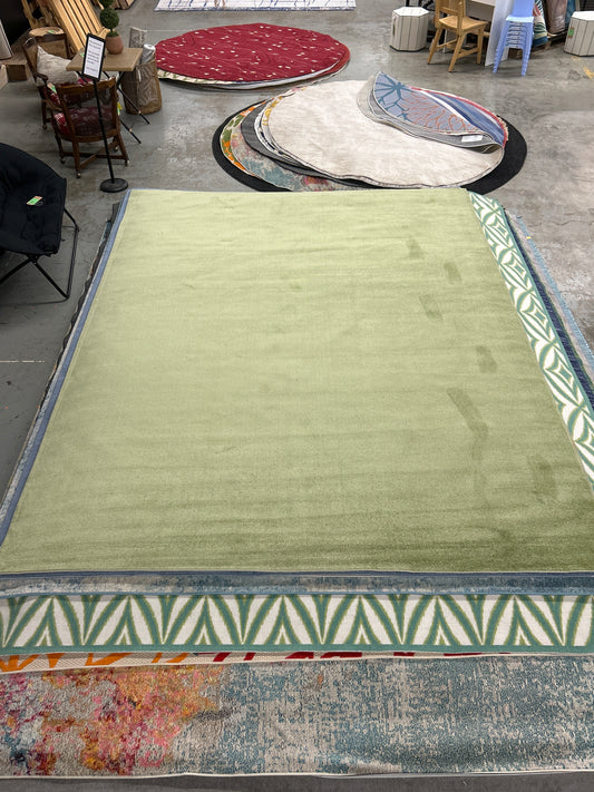 9 x 12 Nourison Essentials area rug - kiwi