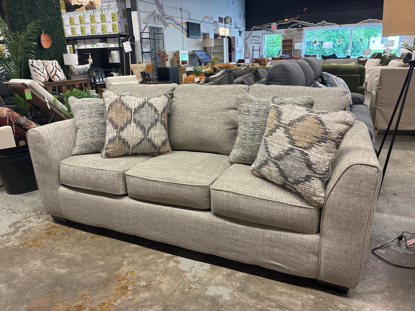 Crosby Dove Sofa in Light Grey
