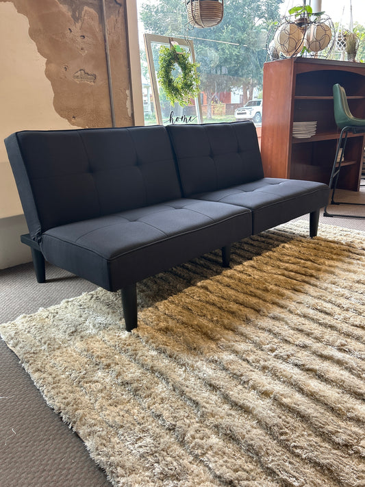 Dorm Futon Sofa Black - Room Essentials | Retail Price: $160