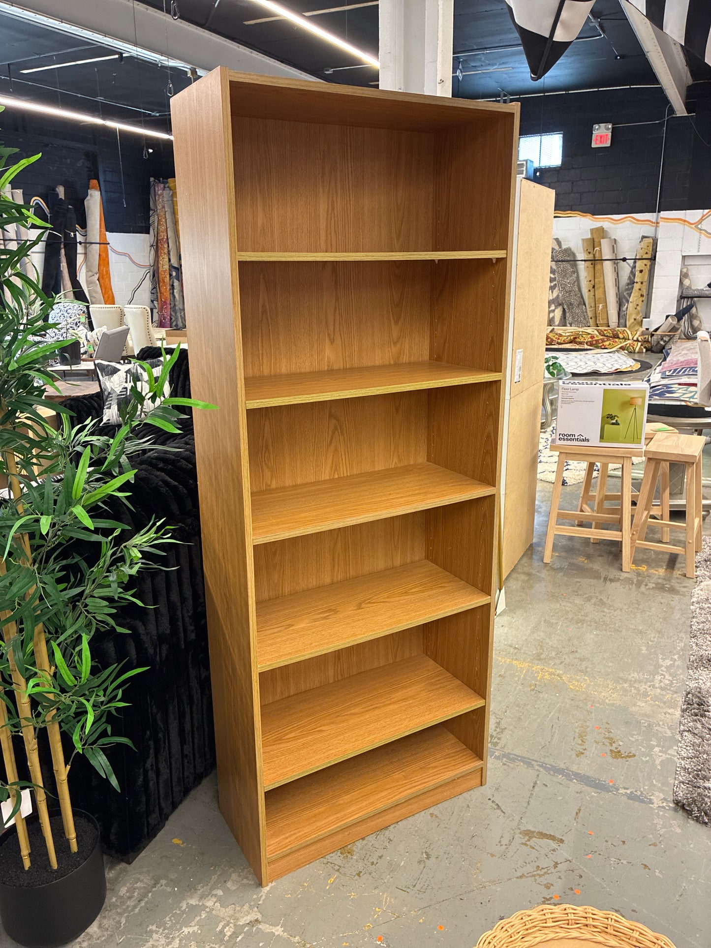 5 Shelf Wooden Bookcase *donated