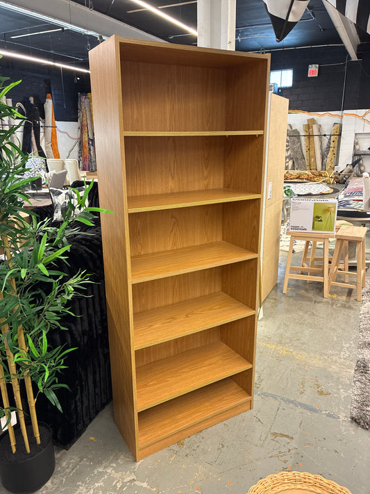 5 Shelf Wooden Bookcase *donated
