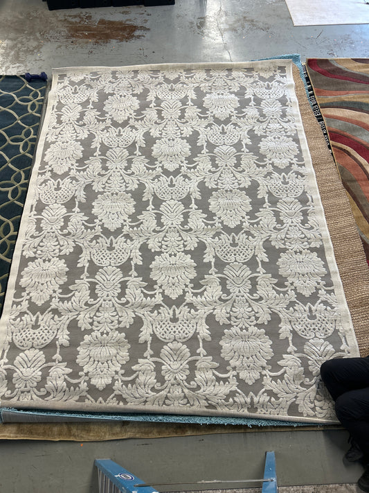 9 x 12 Area Rug Ivory Grey | ID 14176