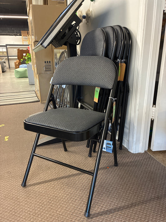 Peakform Fabric Padded Folding Chair Black - Retails for $25.99 - Best Seller