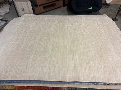 10 x 14 Rug - Nourison Beige - AS IS flaw in edge ~4 inches