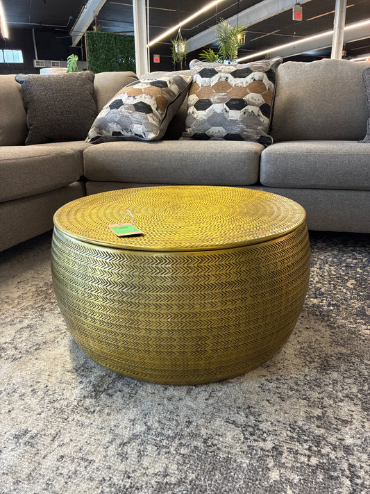 Apoline Round Coffee Table With Storage | Retail Price: $420