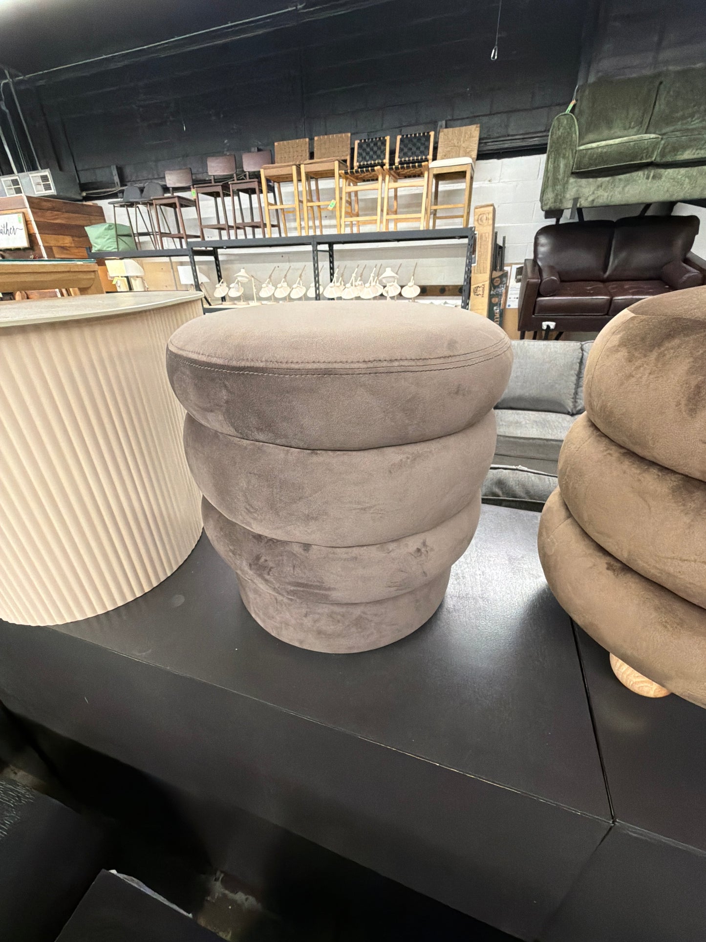 Designer Safavieh Couture Rohan Ottoman - Retails $215