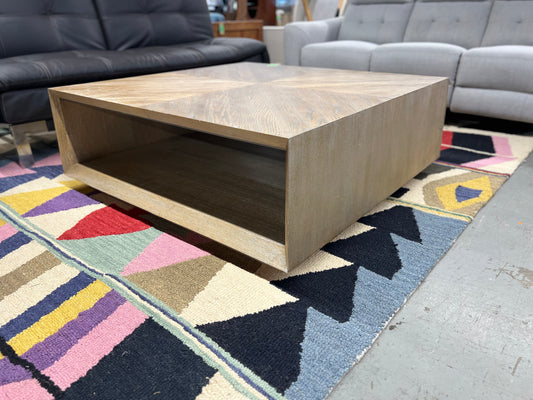 Boxcar Square Coffee Table - - Retail Price: $1995