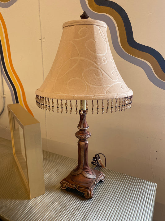 27in Copper Table Lamp *donated