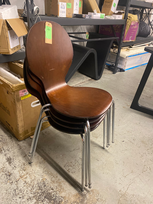 Set of 4 Stackable Dining Chairs *donated