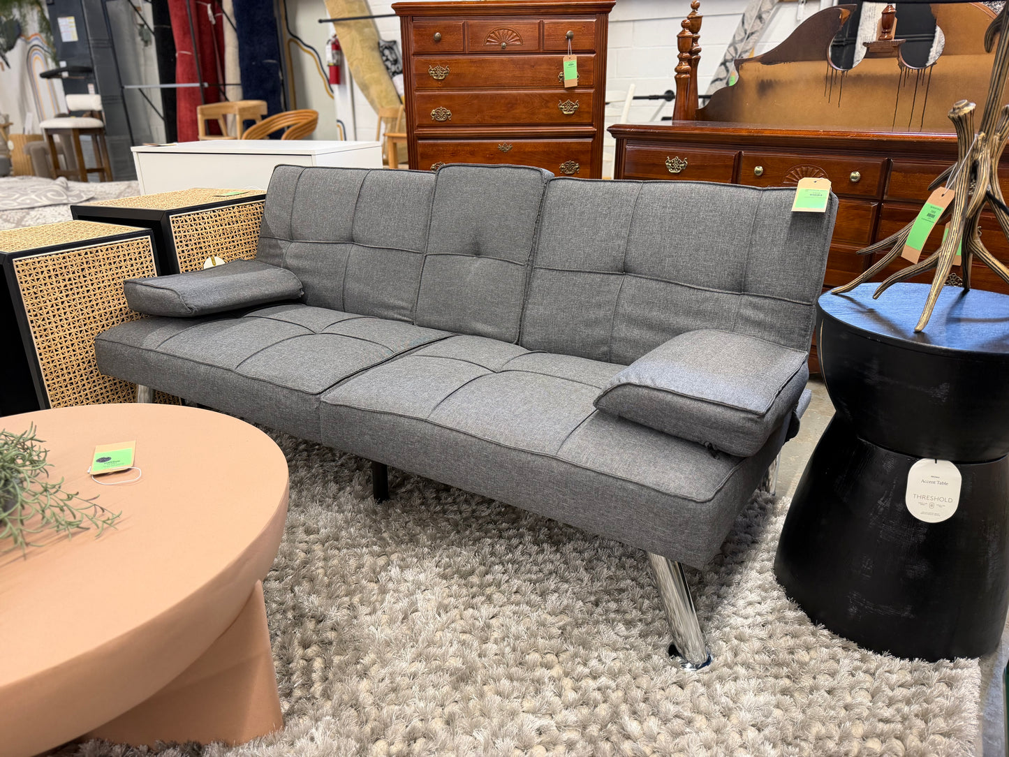 Modern Futon With Center Console Retail $159