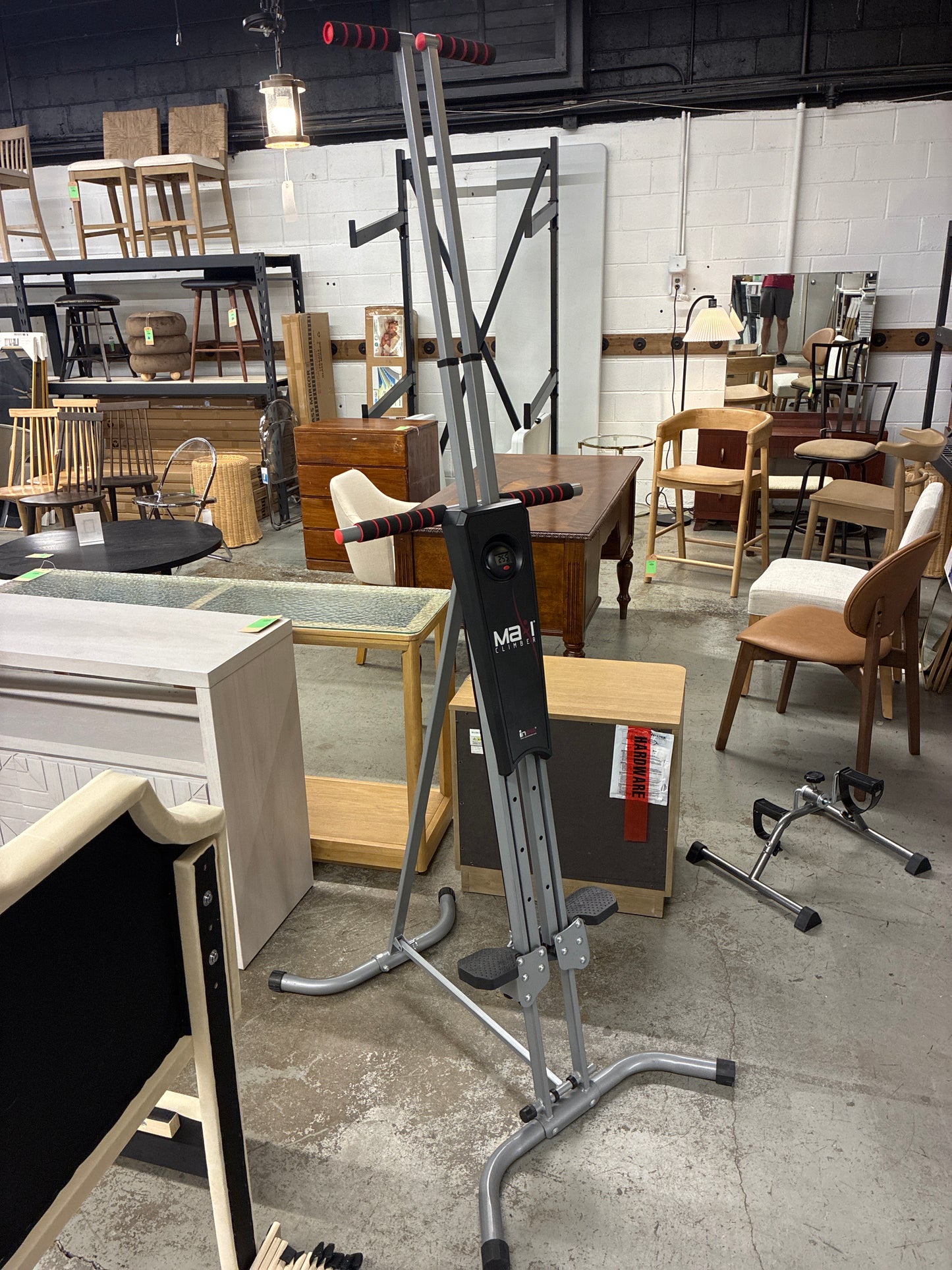 MaxiClimber Classic Vertical Resistance Climber and Cardio Exercise System | Retail Price: $63