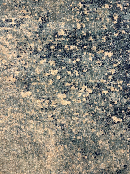 9 x 12 Nourison area rug (from their passion collection) - blue speckled cream