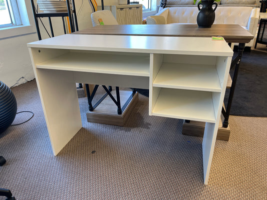 Student Writing Dorm Desk with Storage White - Room Essentials | Retail Price: $60