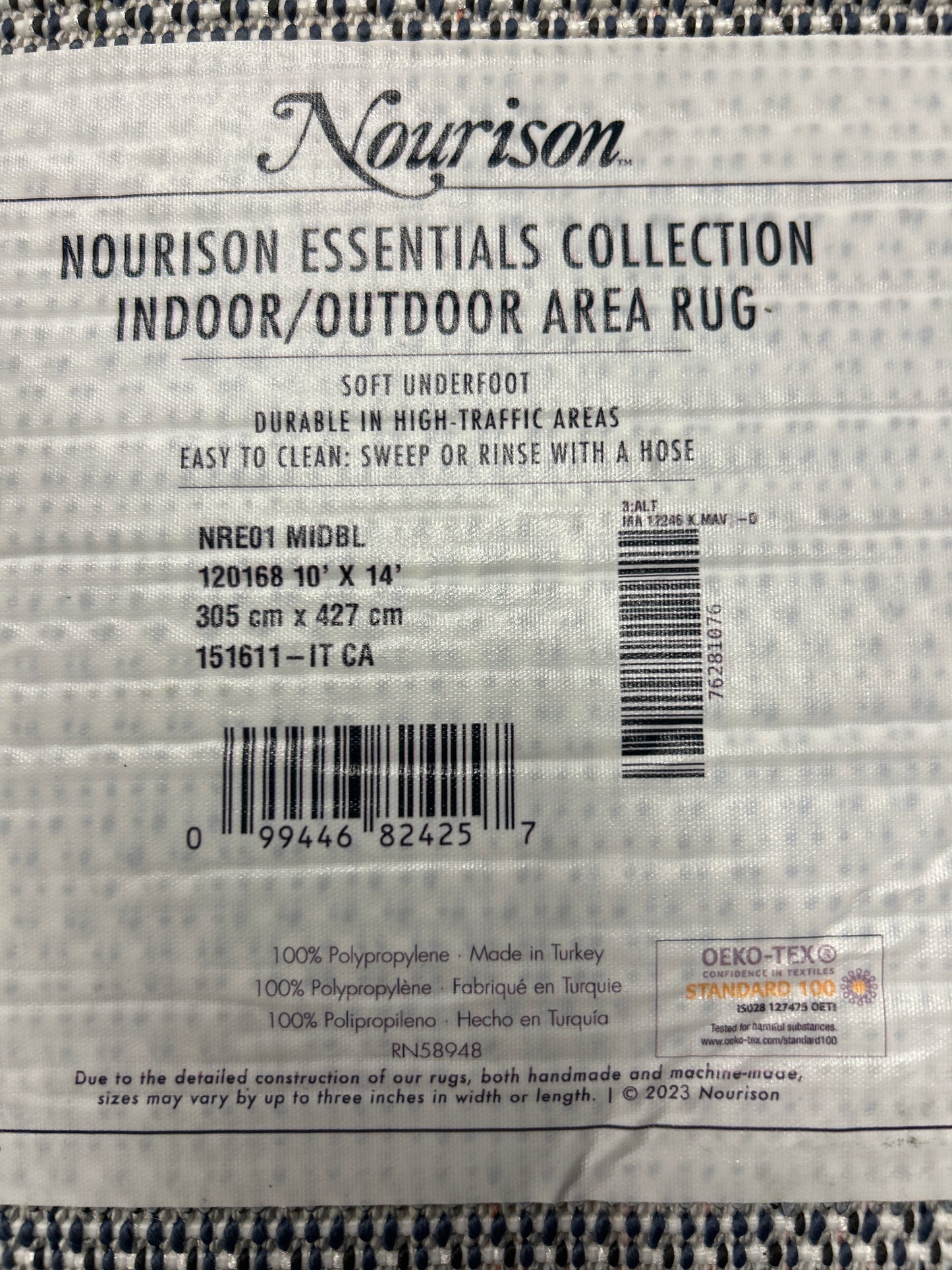 10 x 14 “the Kraken” area rug (indoor/outdoor)