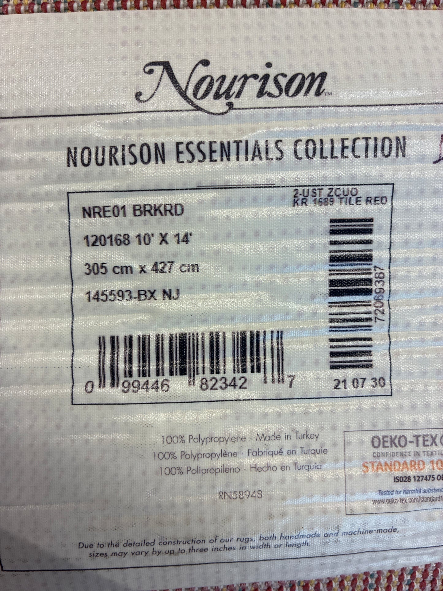 10 x 14 Rug - Nourison Red