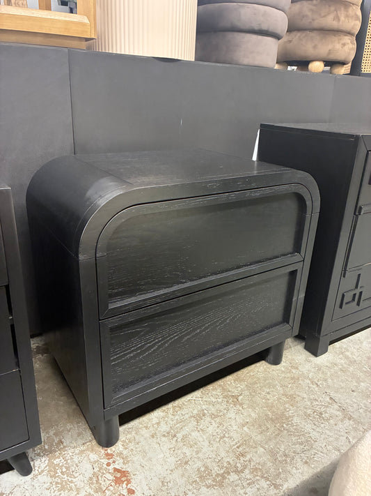 Dinah 2 Drawer Wood Nightstand | Retail Price: $600