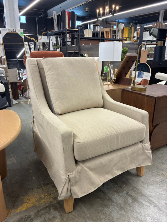 Assembled Camas Slipcover Accent Chair Khaki - Threshold designed with Studio McGee - Retails Unassembled for $420