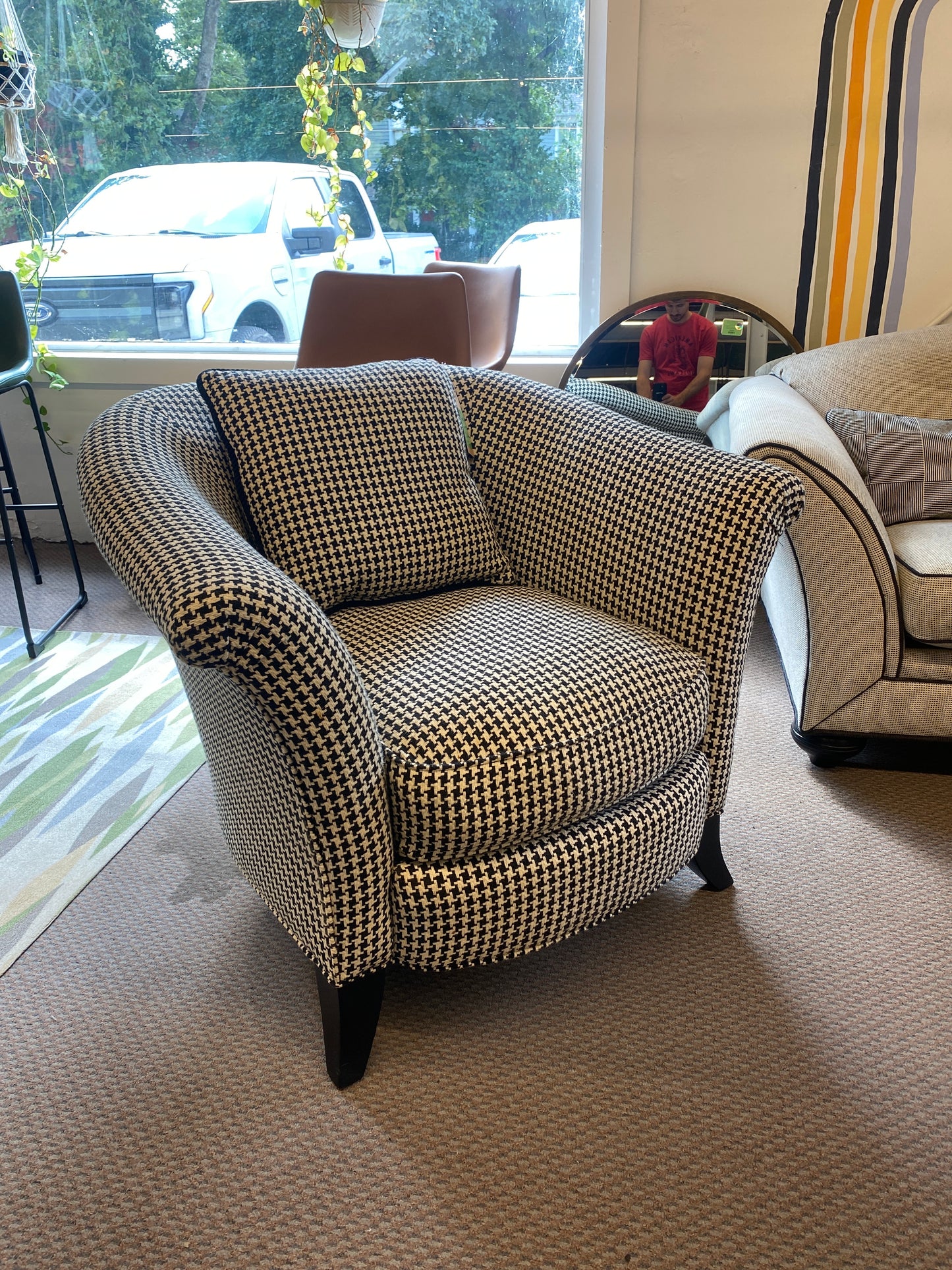 Vintage Upholstered Side Chair *donated